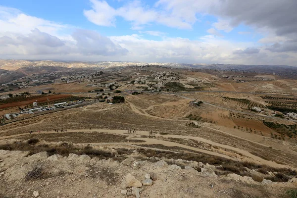 Desierto Judea Encuentra Territorio Israel Cisjordania —  Fotos de Stock