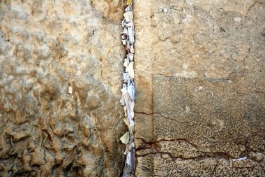 Temple Mount Kudüs'ün eski şehri Ağlama duvarında 