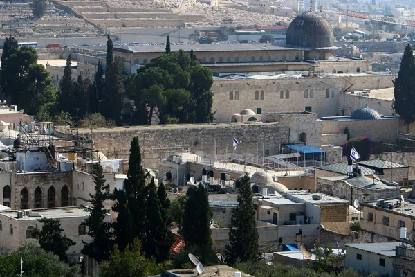 Muro Los Lamentos Monte Del Templo Ciudad Vieja Jerusalén — Foto de Stock