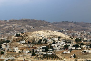 evler ve Judean desert İsrail'in güneyindeki köylerde 