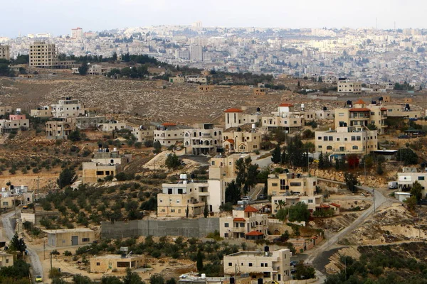 Huizen Dorpen Judean Woestijn Het Zuiden Van Israël — Stockfoto