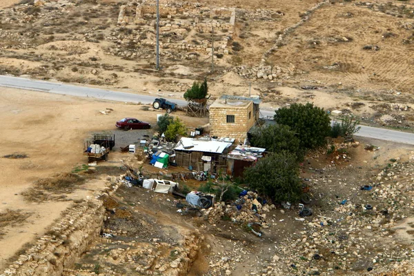 Maisons Villages Dans Désert Judée Dans Sud Israël — Photo