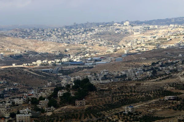 Huizen Dorpen Judean Woestijn Het Zuiden Van Israël — Stockfoto