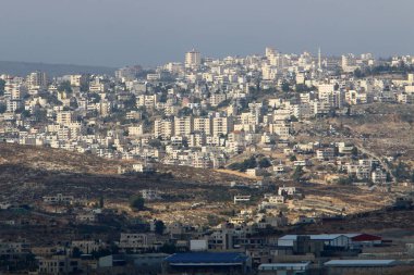 evler ve Judean desert İsrail'in güneyindeki köylerde 