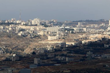 evler ve Judean desert İsrail'in güneyindeki köylerde 