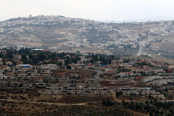 Casas Aldeias Deserto Judéia Sul Israel — Fotografia de Stock