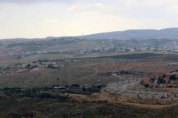 Häuser Und Dörfer Der Judäischen Wüste Süden Israels — Stockfoto