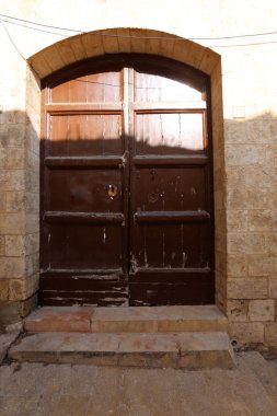 Kapı - diyafram girin ve tesislerinde çıkmak için duvardaki 