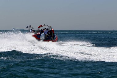 Akdeniz'de İsrail devletinin kuzey kıyısında 