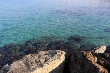 Akdeniz'de İsrail devletinin kuzey kıyısında 