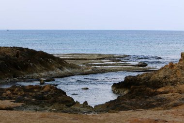Akdeniz'de İsrail devletinin kuzey kıyısında 