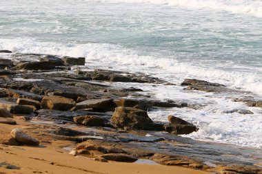 Akdeniz'de İsrail devletinin kuzey kıyısında 