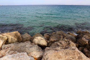 Akdeniz'de İsrail devletinin kuzey kıyısında 