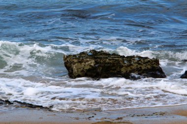 Akdeniz'de İsrail devletinin kuzey kıyısında 