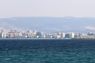 Akdeniz'de İsrail devletinin kuzey kıyısında 