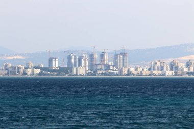 Akdeniz'de İsrail devletinin kuzey kıyısında 