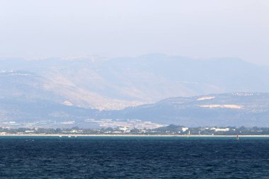 Akdeniz'de İsrail devletinin kuzey kıyısında 
