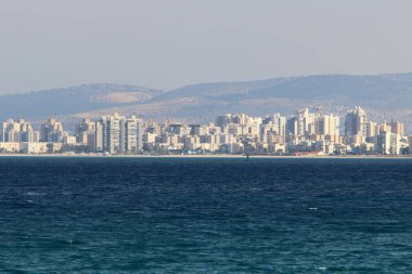 Akdeniz'de İsrail devletinin kuzey kıyısında 