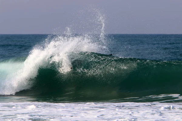 Côte Mer Méditerranée Nord État Israël — Photo