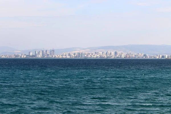 Coast Mediterranean Sea North State Israel — Stock Photo, Image