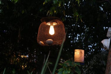 fener İsrail şehir parkında yüklü aydınlatma için 