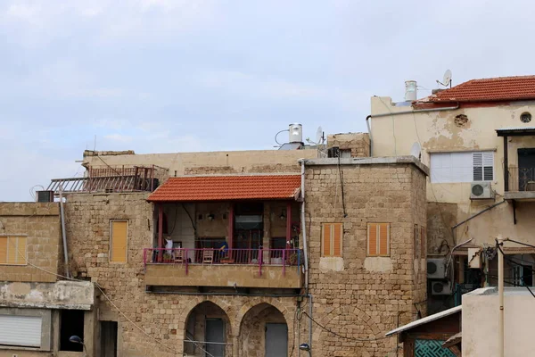 阿克里古城的屋顶和街道 — 图库照片