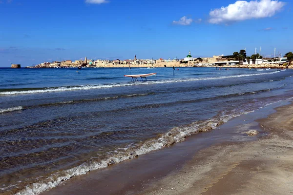 Tetti Strade Dell Antica Città Acri — Foto Stock