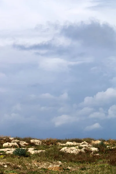 Tipo Colore Del Cielo Dipende Dall Ora Del Giorno Dalla — Foto Stock