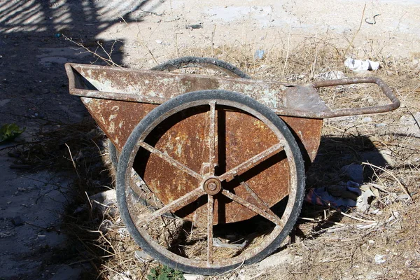 Kerék Egy Kör Szabadon Forgó Lemezen Tengely Lehetővé Teszi Szervezet — Stock Fotó