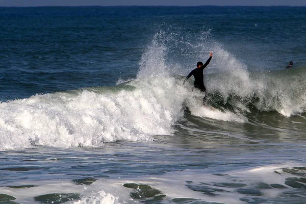 Surfing Surfing Spesialtavler Middelhavet – stockfoto