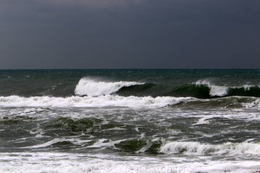 Akdeniz'de İsrail devletinin kuzey kıyısında 