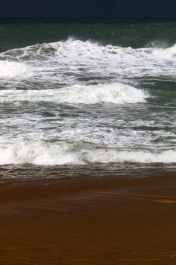 Akdeniz'de İsrail devletinin kuzey kıyısında 