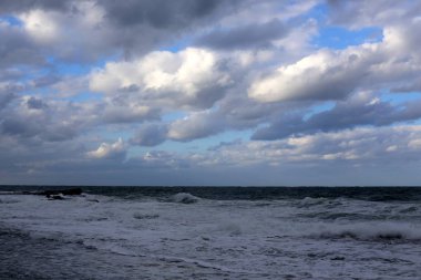 Akdeniz'de İsrail devletinin kuzey kıyısında 