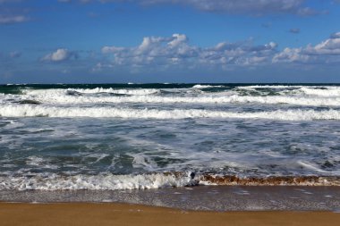 Akdeniz'de İsrail devletinin kuzey kıyısında 