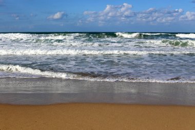 Akdeniz'de İsrail devletinin kuzey kıyısında 