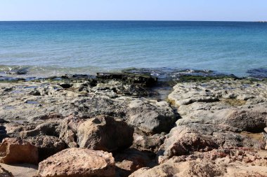 Akdeniz'de İsrail devletinin kuzey kıyısında 