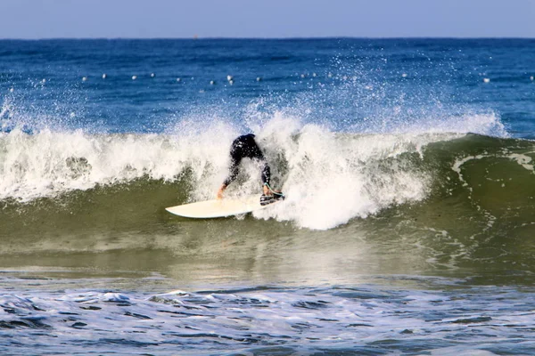 Sörf - özel ışık kurullarında Akdeniz dalgaları sürme 