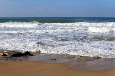 Akdeniz'de İsrail devletinin kuzey kıyısında 