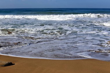 Akdeniz'de İsrail devletinin kuzey kıyısında 