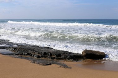 Akdeniz'de İsrail devletinin kuzey kıyısında 