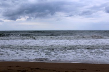 Akdeniz'de İsrail devletinin kuzey kıyısında 