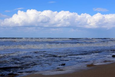 Akdeniz'de İsrail devletinin kuzey kıyısında 