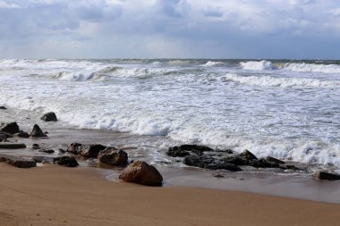 Akdeniz'de İsrail devletinin kuzey kıyısında 