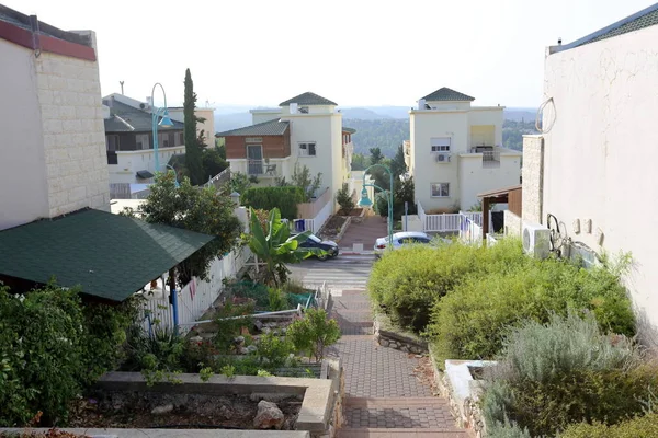 Paisaje Una Pequeña Ciudad Norte Israel — Foto de Stock