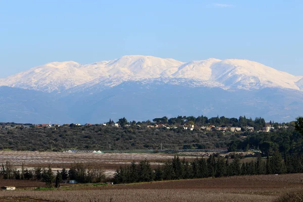 Der Hermon Ist Der Höchste Berg Israels Und Der Einzige — Stockfoto