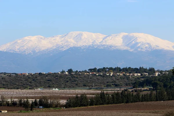Monte Hermón Montaña Más Alta Israel Único Lugar Donde Puede —  Fotos de Stock