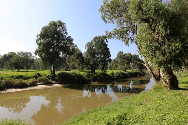 City Park Tel Aviv Banks Yarkon River — Stock Photo, Image