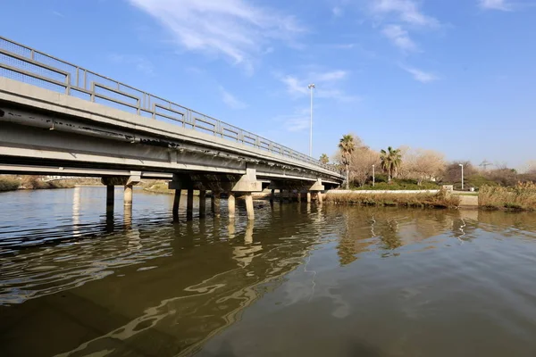 Stadtpark Tel Aviv Ufer Des Yarkon — Stockfoto