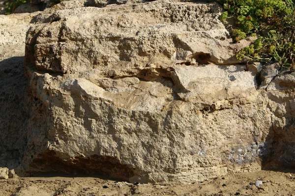 Stenen Texture Aard Van Structuur Van Een Vaste Stof Locatie — Stockfoto