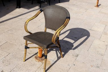 deniz kıyısı açık Park'ta dinlenme maliyetleri için sandalye 